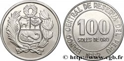 PERU 100 Soles de Oro 1982
