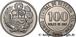 PERU 100 Soles de Oro 1982