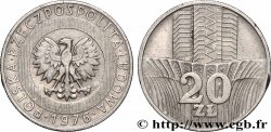 POLOGNE 20 Zlotych aigle 1976 Varsovie
