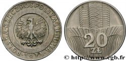 POLOGNE 20 Zlotych aigle 1976 Varsovie