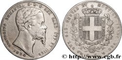 ITALIE - ROYAUME DE SARDAIGNE 5 Lire Victor Emmanuel II 1854 Gênes