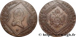 AUTRICHE 15 Kreuzer empereur François Ier 1807 Schmollnitz - S
