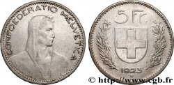SUIZA 5 Francs Berger 1923 Berne