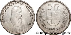 SUIZA 5 Francs Berger 1923 Berne