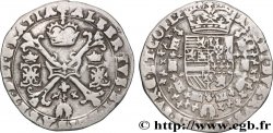 PAYS-BAS ESPAGNOLS - COMTÉ DE FLANDRE - ALBERT ET ISABELLE 1/4 de patagon n.d. Bruges