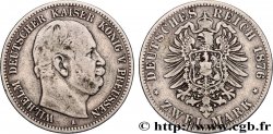 GERMANY - PRUSSIA 2 Mark Guillaume Ier 1876 Berlin