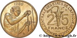 ÉTATS DE L AFRIQUE DE L OUEST (BCEAO) Essai de 25 Francs 1980 Paris