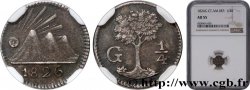 CENTRAL AMERICAN REPUBLIC 1/4 Real 1844 Guatemala
