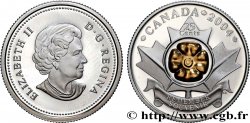 CANADA 25 Cents Proof Jour du Souvenir (Poppy quarter) 2004 Royal Canadian Mint