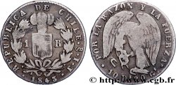 CHILE - REPUBLIC 1 Real 1843