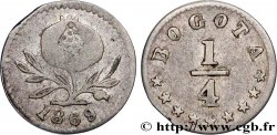 COLOMBIA - REPUBLIC OF NEW GRANADA 1/4 Decimo 1869 Bogota