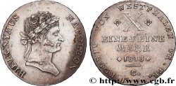 GERMANY - KINGDOM OF WESTPHALIA - JÉRÔME NAPOLÉON Thaler de convention 1813 Cassel fVZ