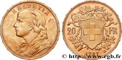 OR, PALLADIUM ET PLATINE INVESTISSEMENT 20 Francs or Vreneli 1927 Berne