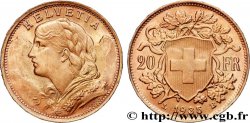 OR, PALLADIUM ET PLATINE INVESTISSEMENT 20 Francs Vreneli 1935 Berne