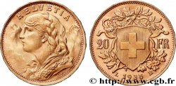 OR, PALLADIUM ET PLATINE INVESTISSEMENT 20 Francs Vreneli 1935 Berne