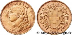 OR, PALLADIUM ET PLATINE INVESTISSEMENT 20 Francs or Vreneli 1947 Berne