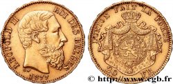 OR, PALLADIUM ET PLATINE INVESTISSEMENT 20 Francs Léopold II 1877 Bruxelles