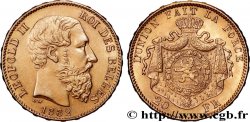 OR, PALLADIUM ET PLATINE INVESTISSEMENT 20 Francs Léopold II 1882 Bruxelles