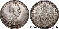 ALLEMAGNE - PRUSSE 3 Mark 25e anniversaire de règne de Guillaume II 1913 Berlin