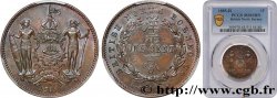 MALAISIE - BORNÉO DU NORD BRITANNIQUE 1 Cent Compagnie britannique du Nord-Bornéo 1885 Birmingham SPL63 PCGS