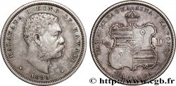 HAWAII 1/2 Dollar roi Kalakaua Ier 1883 San Francisco TTB