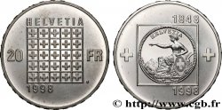 SUISSE 20 Francs Proof 150e anniversaire de la Confédération 1998 Berne - B