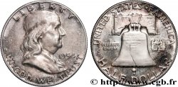 ÉTATS-UNIS D AMÉRIQUE 1/2 Dollar Benjamin Franklin 1954 Philadelphie