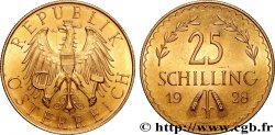 GOLD, PALLADIUM & PLATINUM INVESTMENT 25 Schilling aigle héraldique 1928 Vienne