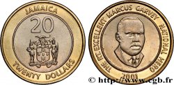 GIAMAICA 20 Dollars armes / Marcus Garvey, héros national 2001