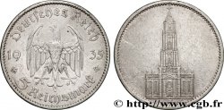 ALLEMAGNE 5 Reichsmark église de la garnison de Potsdam 1935 Berlin