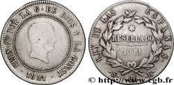 ESPAGNE 10 Reales Ferdinand VII 1821 Madrid