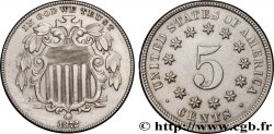 ÉTATS-UNIS D AMÉRIQUE 5 Cents - Shield 1872 Philadelphie