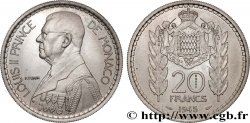 MONACO Essai de 20 Francs Turin Louis II 1945 Paris