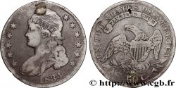 ÉTATS-UNIS D AMÉRIQUE 50 Cents (1/2 Dollar) type “Capped Bust” 1834 Philadelphie