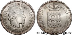 MONACO 10 Francs Charles III 1966 Paris