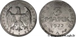 GERMANY 3 Mark Jour de la Constitution 1922 Berlin
