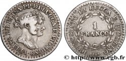 ITALIA - PRINCIPATO DI LUCCA E PIOMBINO - FELICE BACCIOCHI E ELISA BONAPARTE 1 Franco 1808 Florence