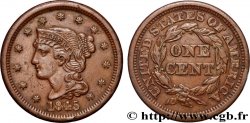 ÉTATS-UNIS D AMÉRIQUE 1 Cent Liberté “Braided Hair” 1845 Philadelphie