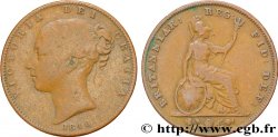 ROYAUME-UNI 1 Farthing Victoria “tête jeune” 1848 Londres