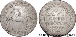 GERMANY - DUCHY OF BRUNSWICK LUNENBURG CELLE - GEORG WILHELM 16 Gute Groschen 1698 Celle