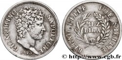 ITALY - KINGDOM OF NAPLES - JOACHIM MURAT 1/2 Lira 1813 Naples