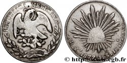 MEXIQUE 8 Reales 1877 Zacatecas