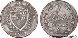 SUISSE - CANTON DE VAUD 1 Batzen - Canton de Vaud 1819