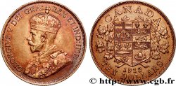 CANADA 10 Dollars or Georges V 1912 Ottawa