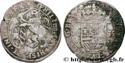 SPANISH NETHERLANDS - DUCHY OF BRABANT - PHILIP IV Escalin au lion 1635 Anvers