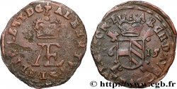 BELGIQUE - PAYS-BAS ESPAGNOLS Double Denier Albert et Élisabeth 1615 Tournai