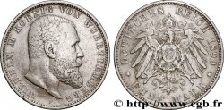 ALEMANIA - WURTEMBERG 5 Mark Guillaume II 1899 Stuttgart