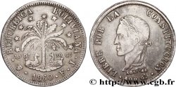 BOLIVIA 8 Soles Simon Bolivar 1860 Potosi