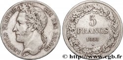 BELGIUM 5 Francs Léopold Ier 1833