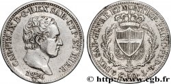 ITALIE - ROYAUME DE SARDAIGNE - CHARLES-FÉLIX 50 Centesimi 1826 Gênes